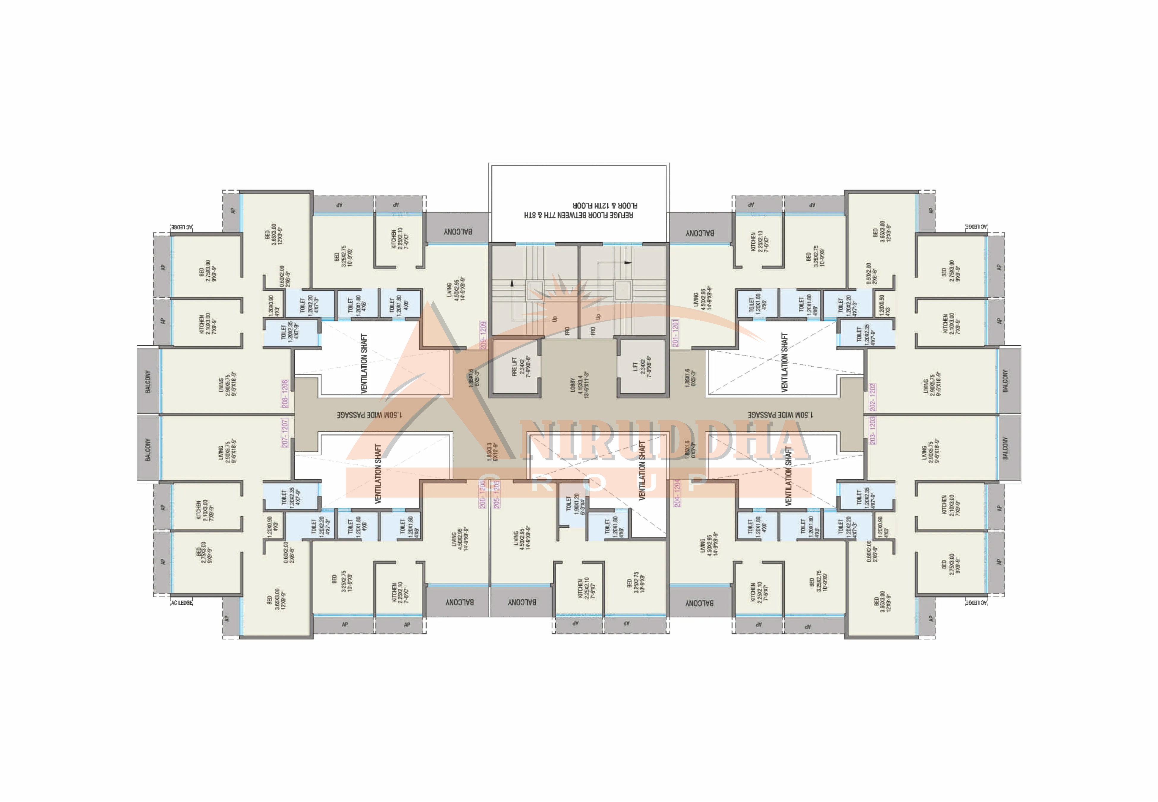 2nd & 12th Floor Plan Aniruddha Pooja Aniruddha Group