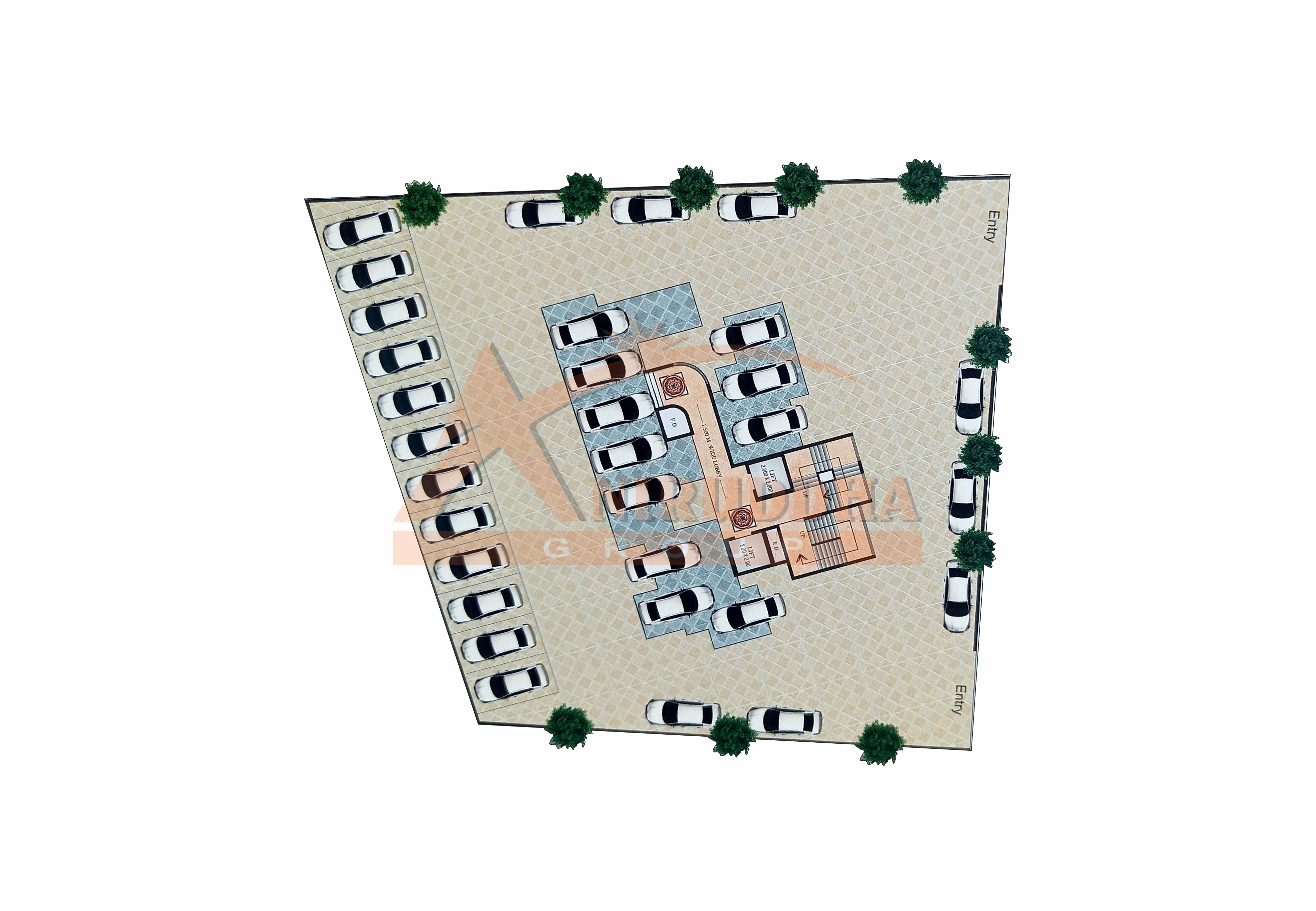 Ground Floor Plan Aniruddha Landmark Aniruddha Group